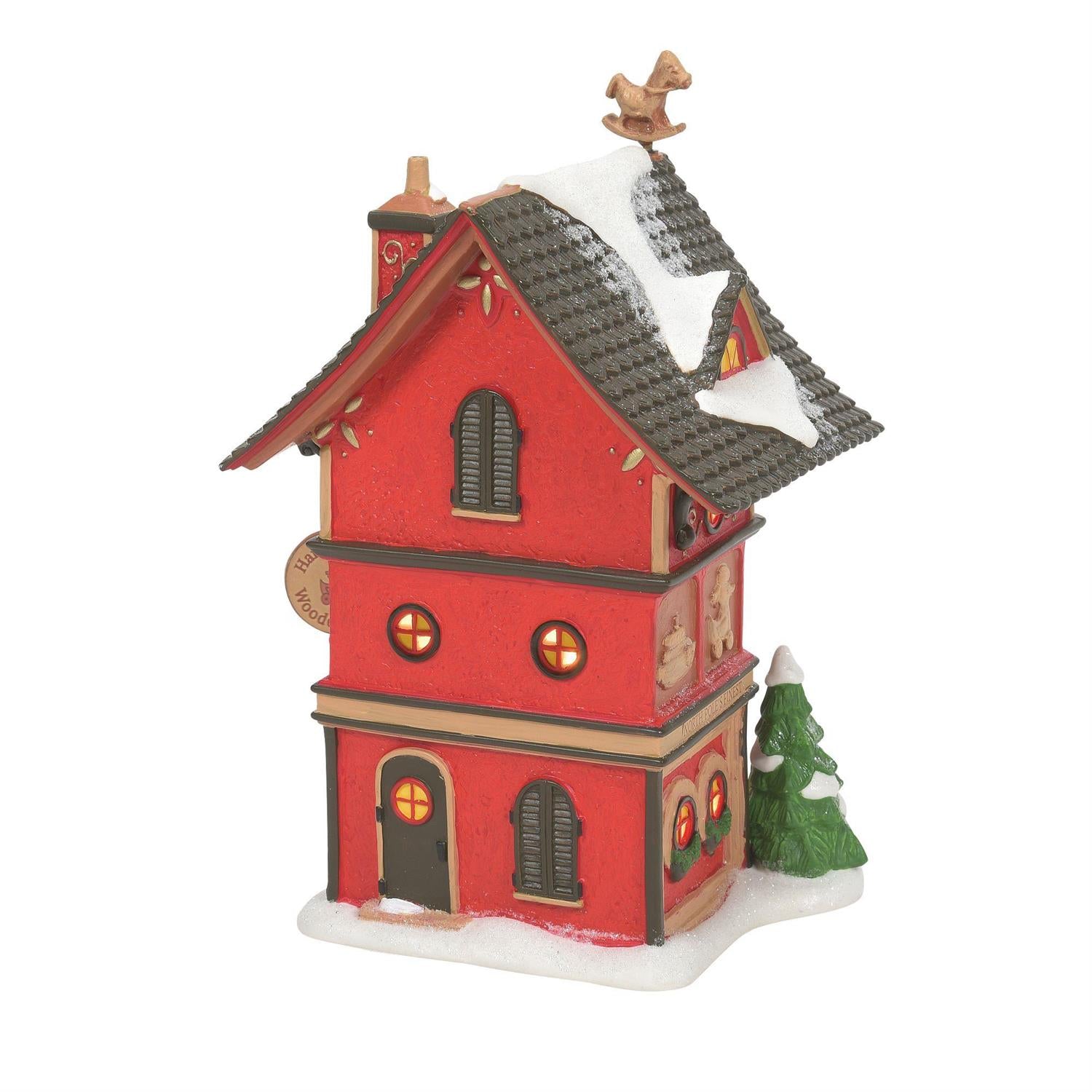 North Pole Village North Poles Finest Wooden Toys #6009828